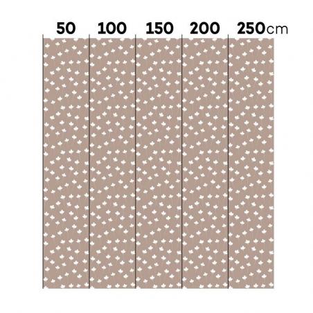 Tapeta Simple Daisies On Mocca