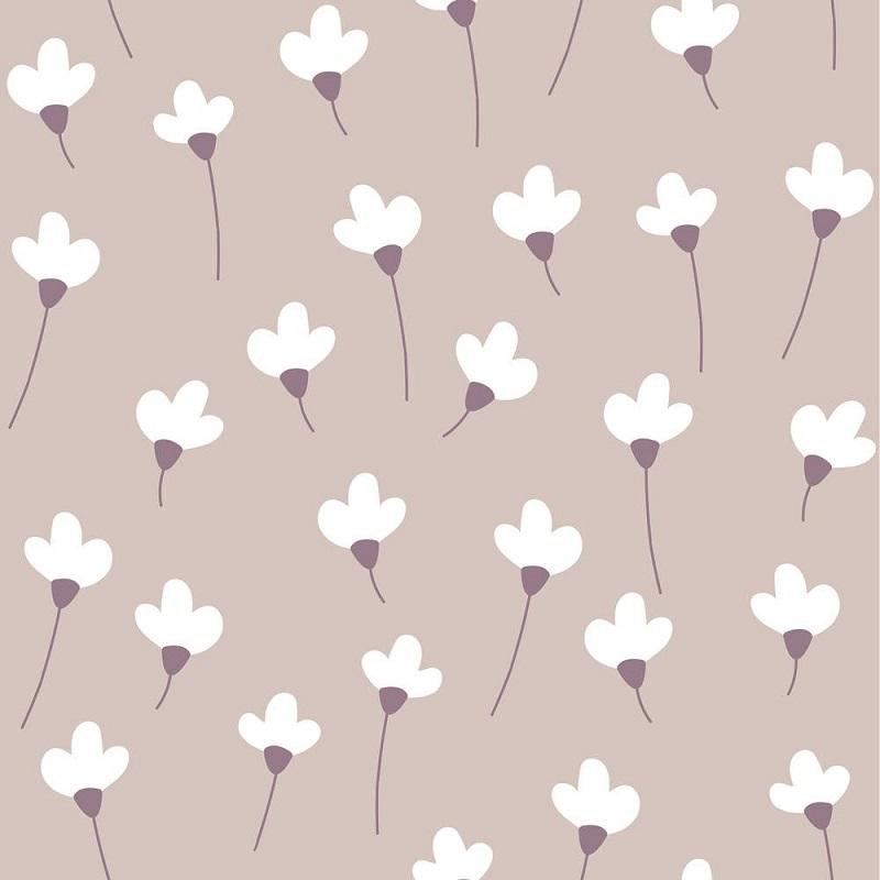 Tapeta Simple Daisies On Power Pink