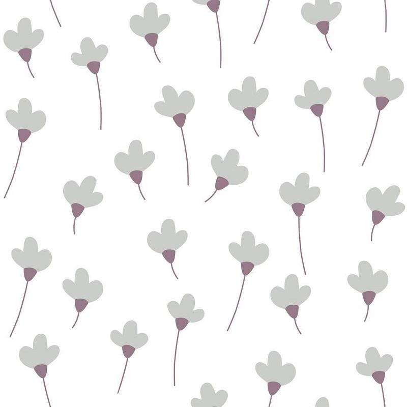 Tapeta Simple Daisies On White