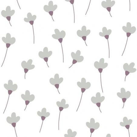 Tapeta Simple Daisies On White