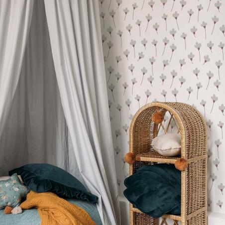 Tapeta Simple Daisies On White