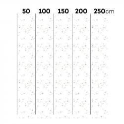 Tapeta Simple Graphic Flowers On White Background