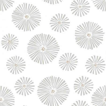 Tapeta Classic Graphic Flowers Light