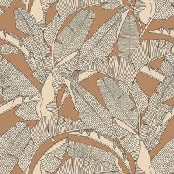 Tapeta Classic Big Palm Leaves Ivory Cinnamon