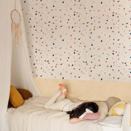 Tapeta Simple Terazzo White