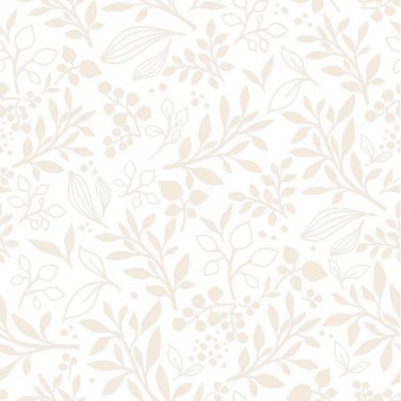 Tapeta Simple Subtle Flowers Beige