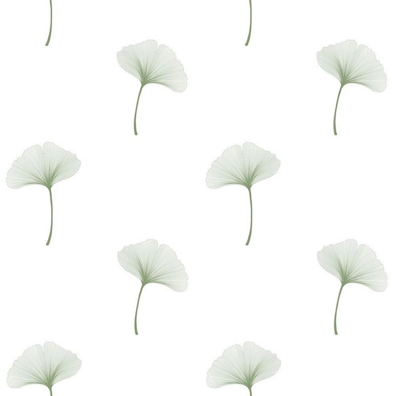 Tapeta Simple Light Gingko Pattern