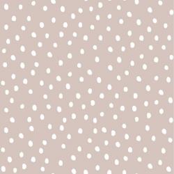 Tapet Simple Irregular Dots Powder Pink White