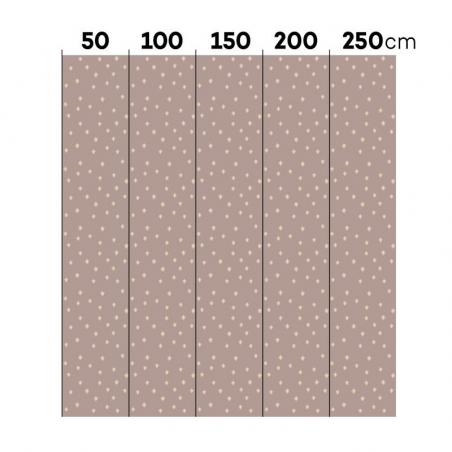 Tapet Simple Irregulars Stars On Mocca Background