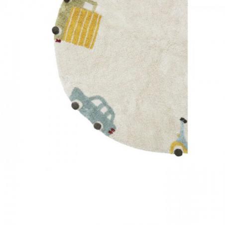 Dywan Bawełniany Pojazdy Eco-City Ø140 cm Lorena Canals