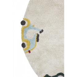 Dywan Bawełniany Pojazdy Eco-City Ø140 cm Lorena Canals