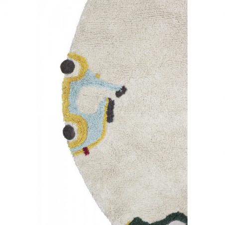 Dywan Bawełniany Pojazdy Eco-City Ø140 cm Lorena Canals