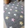 Dywan bawełniany Stars Grey Pink 120x160cm Lorena Canals