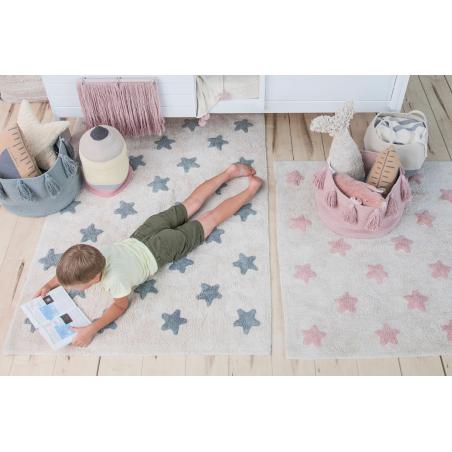 Lorena Canals Dywan bawełniany Stars Natural -Vintage Nude 120 x 160 cm