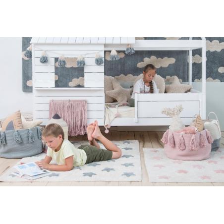 Lorena Canals Dywan bawełniany Stars Natural -Vintage Nude 120 x 160 cm