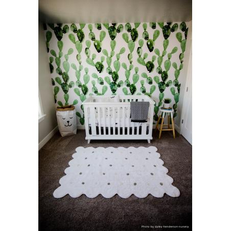 Dywan bawełniany Galleta White (ciasteczko) 120x160cm Lorena Canals