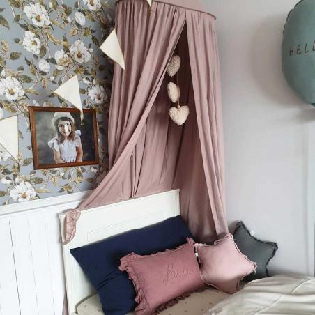 Tapeta Białe Magnolie na Niebieskim Tle