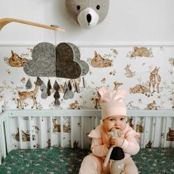 Tapeta Polana Sarenek White