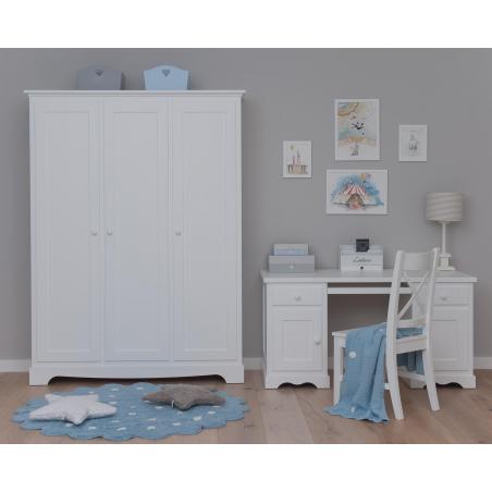 Lorena Canals Dywan bawełniany Galletita Azul/Blue Ø 140 cm