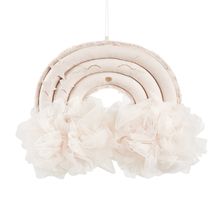 Cotton&Sweets Dekoracja Grace arc-en-ciel Tęcza Pudrowy Róż