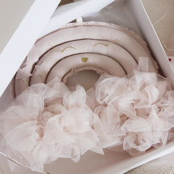 Cotton&Sweets Dekoracja Grace arc-en-ciel Tęcza Pudrowy Róż