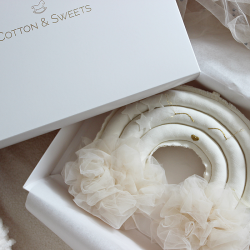 Cotton&Sweets Dekoracja Grace arc-en-ciel Tęcza Waniliowy