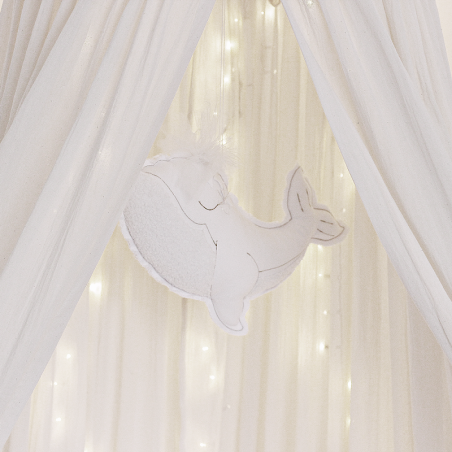 Cotton&Sweets Dekoracja Sebastien baleine Wieloryb Biały