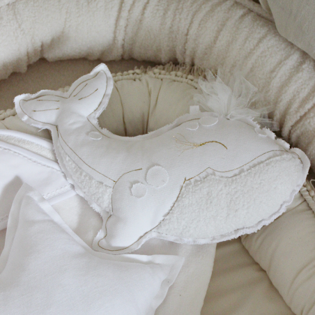 Cotton&Sweets Dekoracja Sebastien baleine Wieloryb Biały