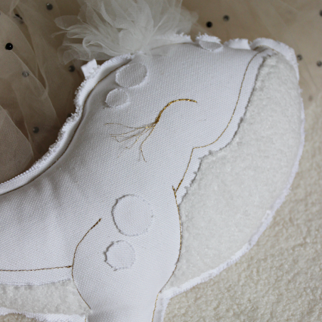 Cotton&Sweets Dekoracja Sebastien baleine Wieloryb Biały