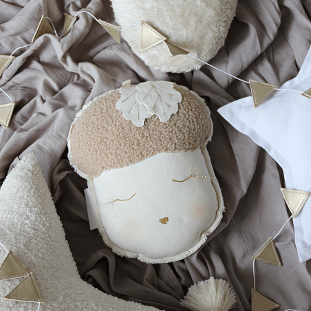 Cotton&Sweets Dekoracja Raffie chene mobil Dąb Czekoladowy