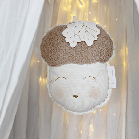 Cotton&Sweets Dekoracja Raffie chene mobil Dąb Czekoladowy