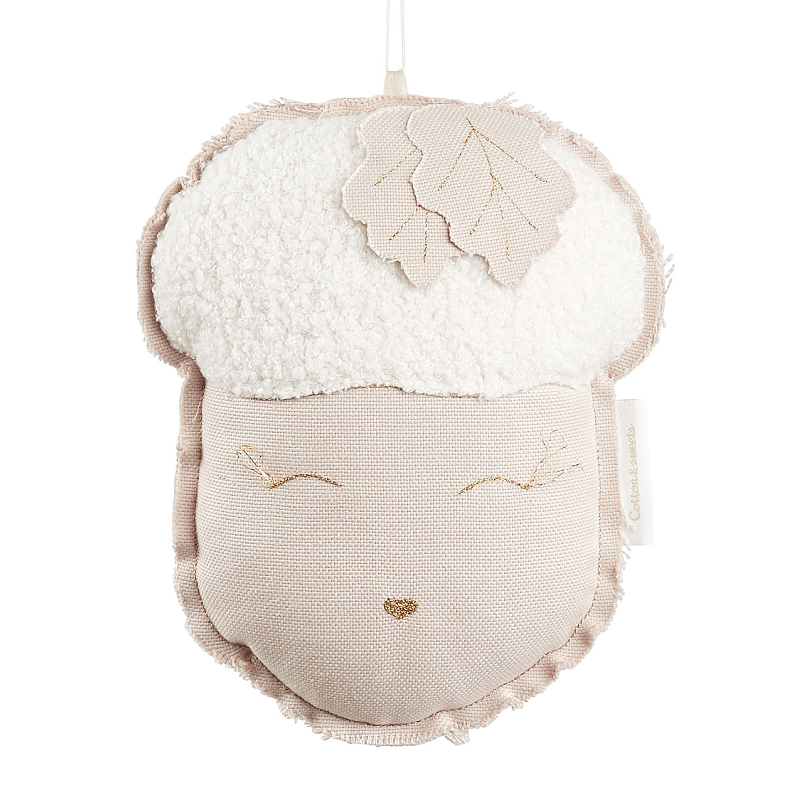 Cotton&Sweets Dekoracja Raffie chene mobil Dąb Pudrowy Róż