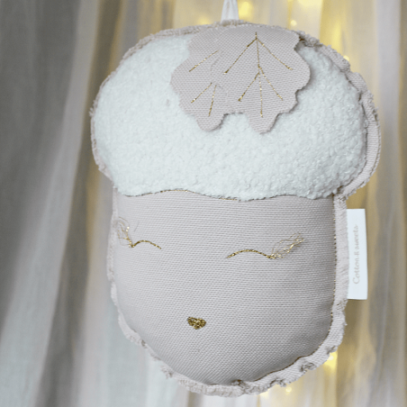 Cotton&Sweets Dekoracja Raffie chene mobil Dąb Pudrowy Róż