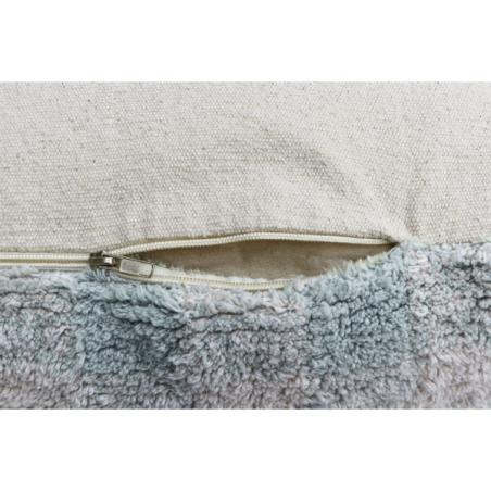 Pufa bawełniana Vichy Blue Sage Lorena Canals