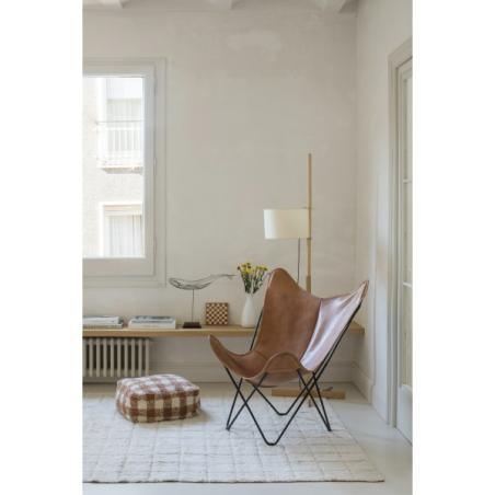 Pufa bawełniana Vichy Toffee Lorena Canals