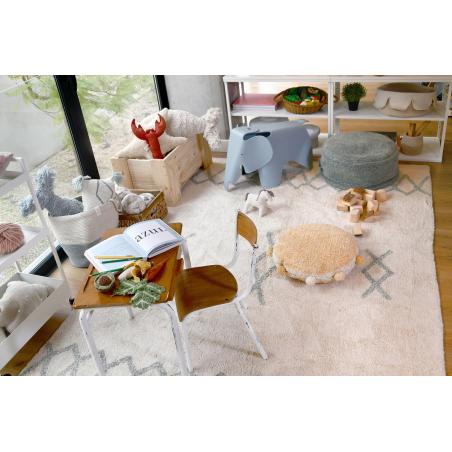 Dywan Bawełniany Atlas Natural Vintage Blue L Lorena Canals