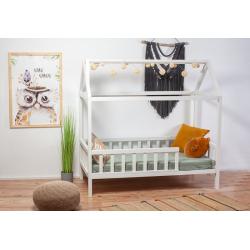 Łóżko Domek Adventure Mini 140x70 Biały (bez szuflady)