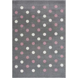 Dywan Confetti Silver Grey/Pink 120x180cm