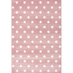 Dywan Dots Pink White 120x170cm