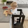 Kitchen Helper Drewniany Pomocnik Kuchenny dla Dziecka, Czarny