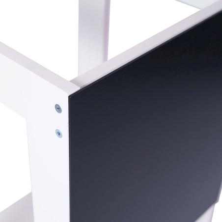 Kitchen Helper z Tablicą Drewniany Pomocnik Kuchenny dla Dziecka, Biały