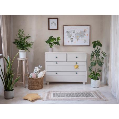 Wood Luck Vintage Komoda do pokoju dziecięcego