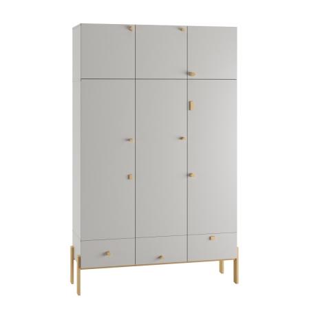 Cube szafa trzydrzwiowa + moduł 3-szuflaowy III + moduł 3-drzwiowy IV