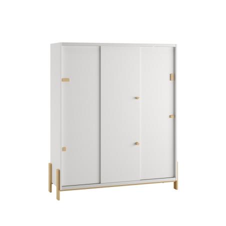 Pinio Cube Szafa Trzydrzwiowa z Przesuwnymi Drzwiami (nóżki w komplecie)