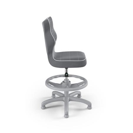 Krzesełko do biurka (wzrost 119-142) Petit ciemny szary (Jasmine)