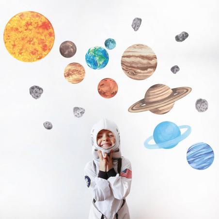 Pastelowe Love Naklejka Planety L