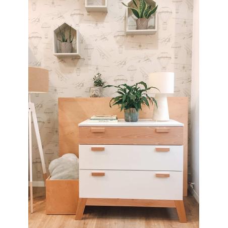 Young Deco Lampka Nocna Lampion Beżowa