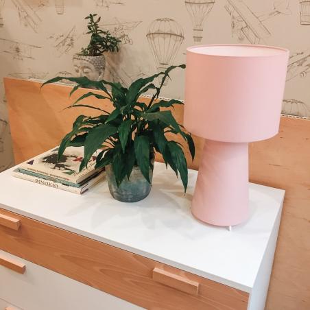 Young Deco Lampka Nocna Lampion Różowa