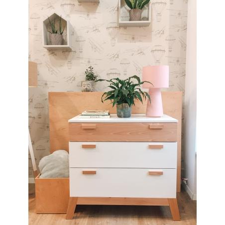 Young Deco Lampka Nocna Lampion Różowa