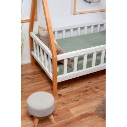 Łóżko Tipi 140x70 Naturalny (z szufladą)